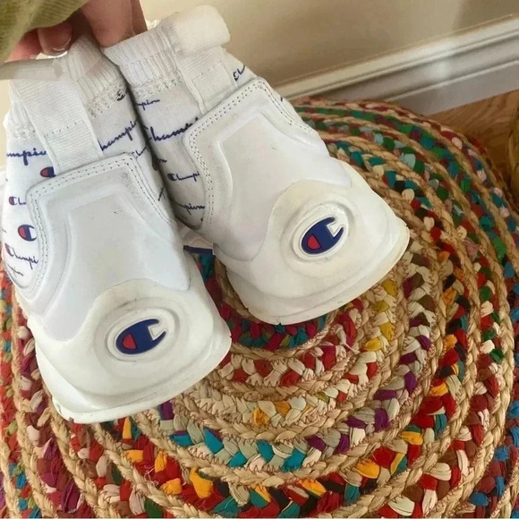 Champion  Rally Pro Script White Shoes Sneakers - Picture 6 of 7